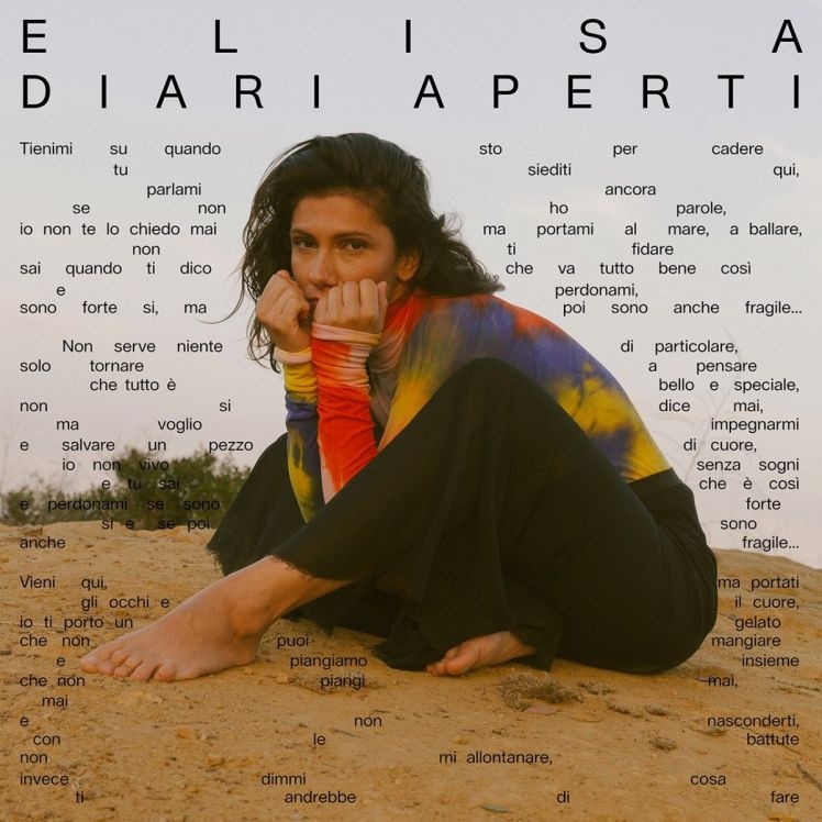 Elisa, presentata la cover dell'album Diari Aperti