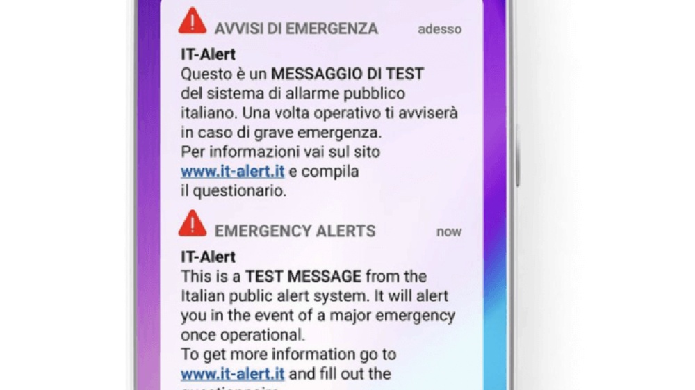 L'IT Alert arriva nel Lazio e in Liguria: alle 12 la notizia su tutti i cellulari