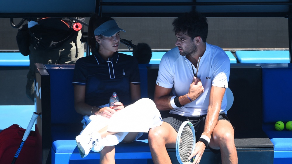 Matteo Berrettini e Ajla Tomljanovic, il momento imbarazzante agli US Open